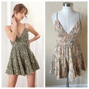 Storia floral Bow Tie Back Mini dress 17792